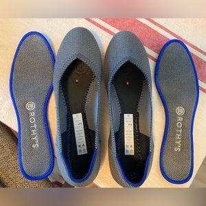 Rothy’s Dove Grey (with orange soles) Size 9